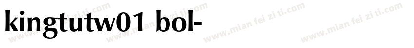 kingtutw01 bol字体转换